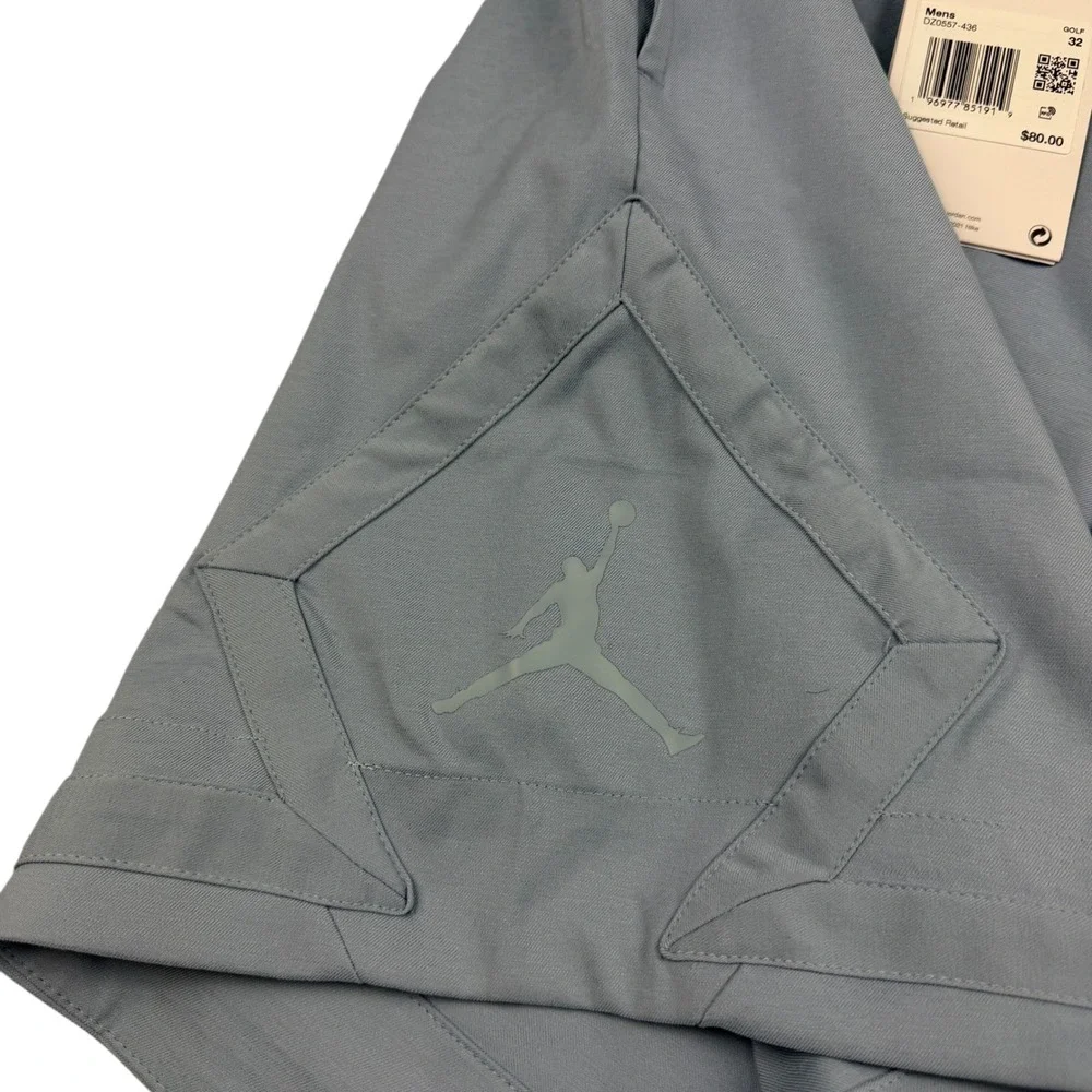 Jordan‎ Mens Dri-FIT Golf Shorts Blue Grey DZ0557-436 Size 32 NWT